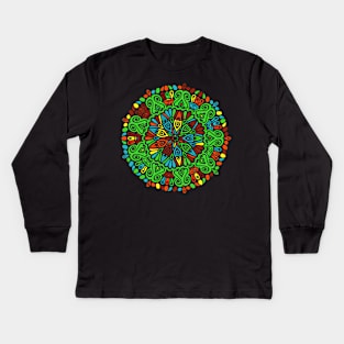 New Age Mandala Kids Long Sleeve T-Shirt